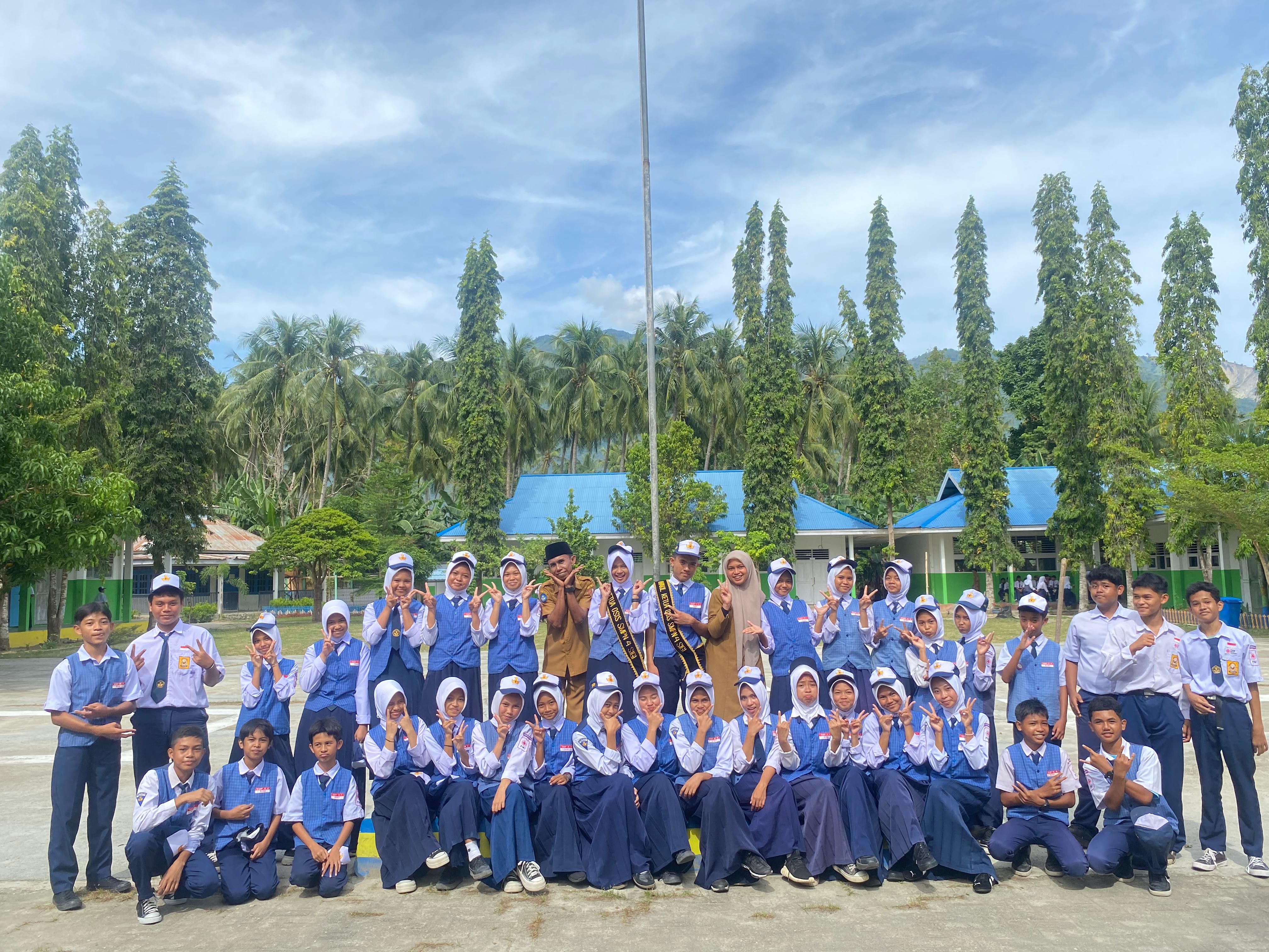 Pelantikan OSIS SMPN 4 Sigi Masa Bakti 2025 2026